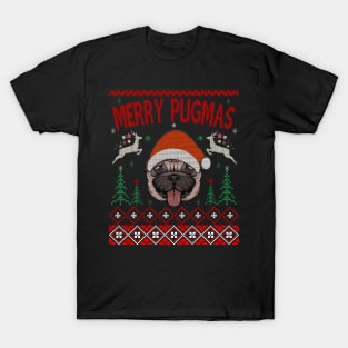 Merry Pugmas pugly chrismtas T-Shirt